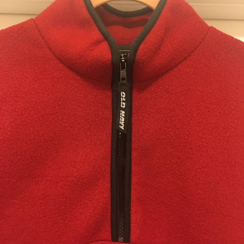 Old Navy Women's Pullover Red Fleece Jacket M